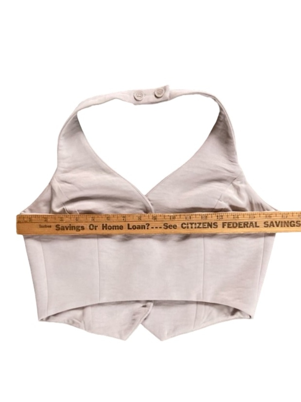 Christian Lacroix Halter Vest Button Up Size 4  Like New - Picture 7 of 10